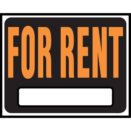 Hy-Ko For Rent Sign 14.5" x 18.5", 5PK A00102